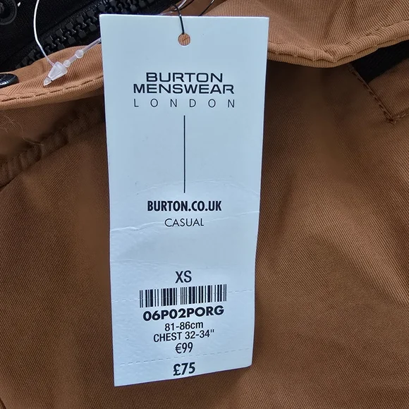 Burton London Brown/Terracotta Casual Jacket XS/S - Picture 9 of 16